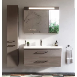 Изображение товара зеркальный шкаф 120x75 см светло-оливковый глянец verona susan  su610g71