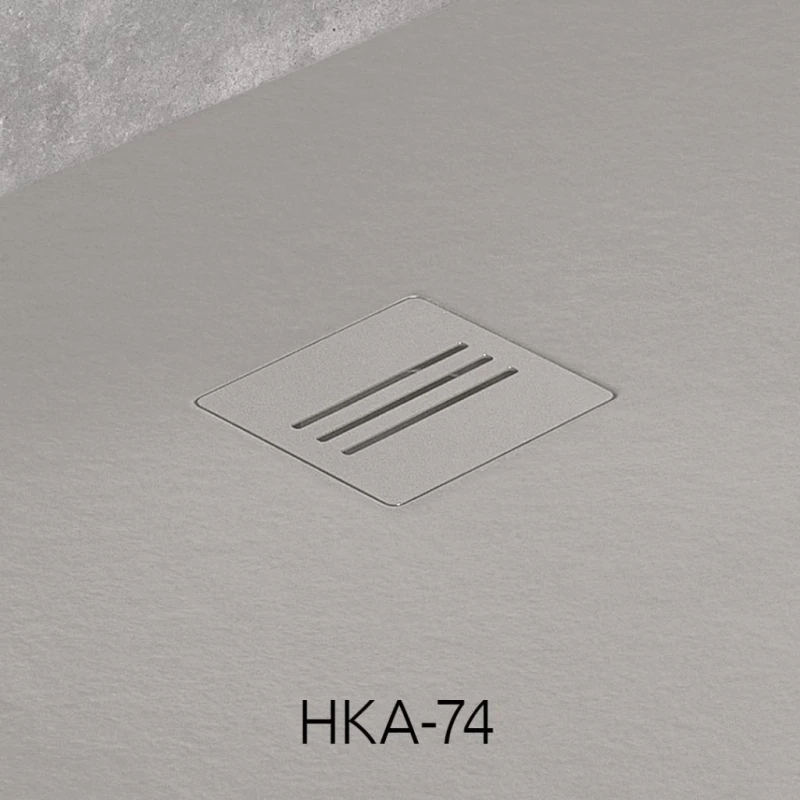 Душевой поддон из литьевого мрамора 80x80 см Radaway Kyntos C Cemento HKC8080-74