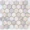 Мозаика Pietrine Hexagonal Nuvola Rosato POL hex 23x40x8