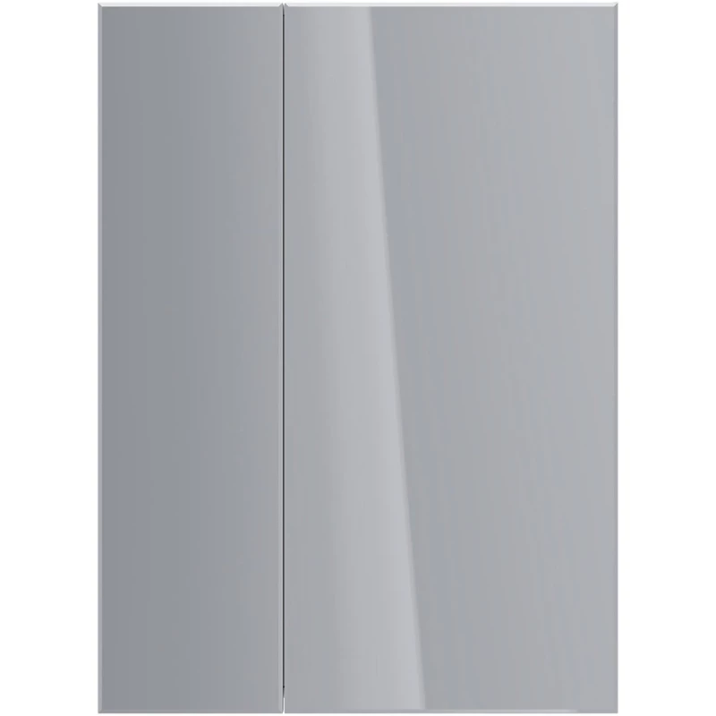 Зеркальный шкаф 60x79 см белый глянец Lemark Universal LM60ZS-U