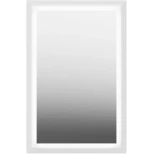 Изображение товара зеркало 65x100 см белый матовый kerama marazzi plaza classic pl.c.mi.65\wht
