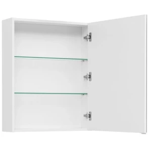 Изображение товара зеркальный шкаф 62,2x75 см белый глянец r aquanet остин 00203921