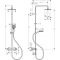 Душевая система Hansgrohe Vernis Shape Showerpipe 230 1jet EcoSmart 26097000 - 2