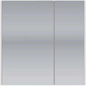 Изображение товара зеркальный шкаф 70x70 см белый глянец l dreja prime 99.9305