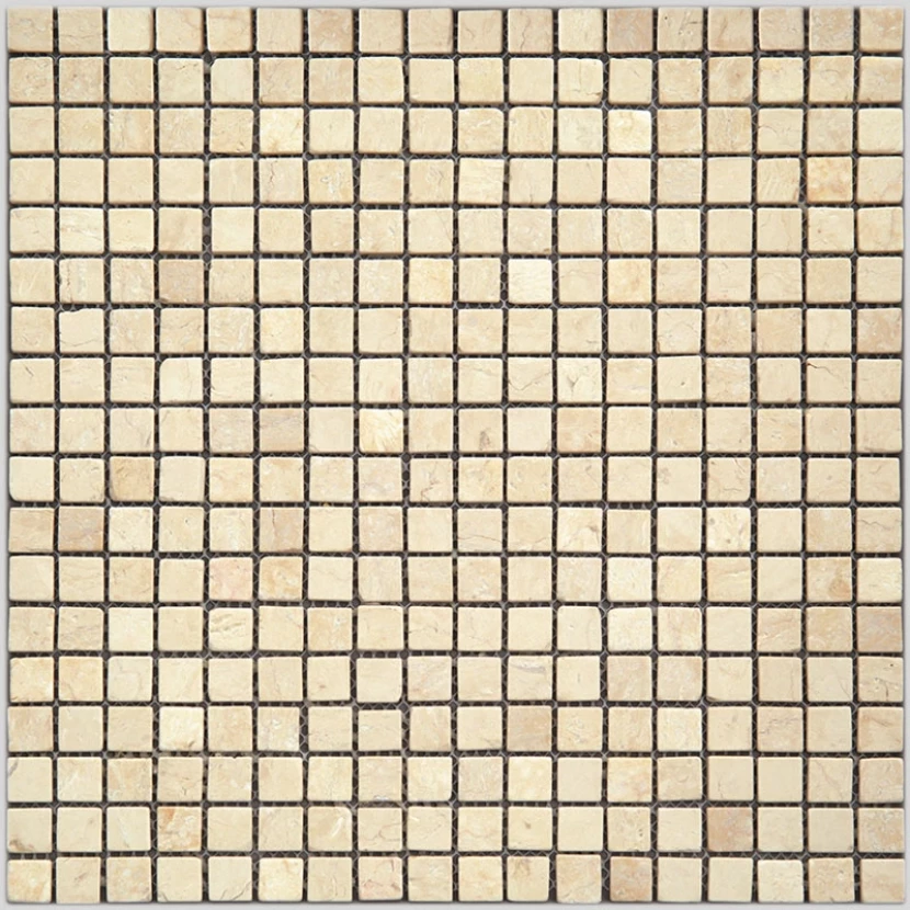 Мозаика Natural i-Tile 4M035-15T Мрамор бежевый, поверхность состаренная 29,8x29,8