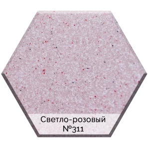Изображение товара кухонная мойка aquagranitex светло-розовый m-70(311)