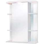 Изображение товара зеркальный шкаф 55x71,2 см белый глянец r onika глория 205505