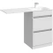 Комплект мебели белый глянец 115 см Aqwella Forma FOR01052 + FOR.11.04.D-R + SM0210 - 4