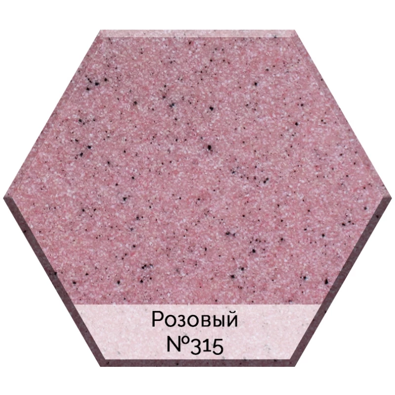 Кухонная мойка AquaGranitEx розовый M-70(315)