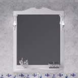 Зеркало 82x103,5 см белый матовый Opadiris Валери