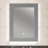 Изображение товара зеркало 70x100 см серый матовый opadiris луиджи 00-00000542