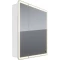 Зеркальный шкаф 70x80 см белый глянец Lemark Element LM70ZS-E - 1
