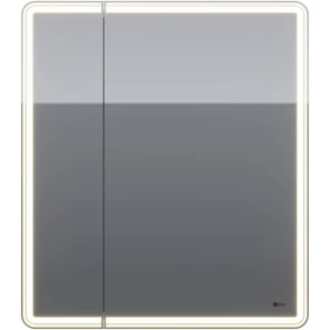 Изображение товара зеркальный шкаф 70x80 см белый глянец lemark element lm70zs-e