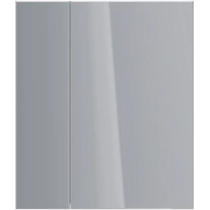 Изображение товара зеркальный шкаф 70x79 см белый глянец lemark universal lm70zs-u