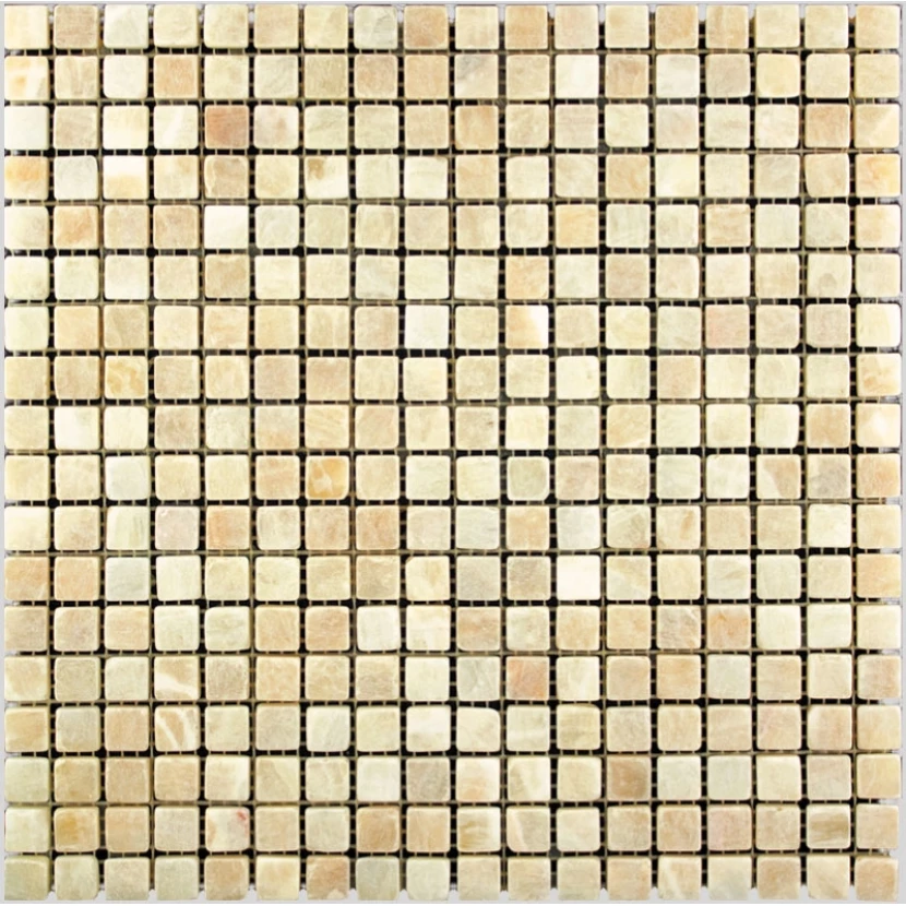 Мозаика Natural i-Tile 4M073-15T (Onyx Yellow) Оникс желтый, поверхность состаренная  29,8x29,8