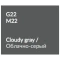 Пенал подвесной облачно-серый глянец с бельевой корзиной Verona Susan SU303(R)G22 - 2