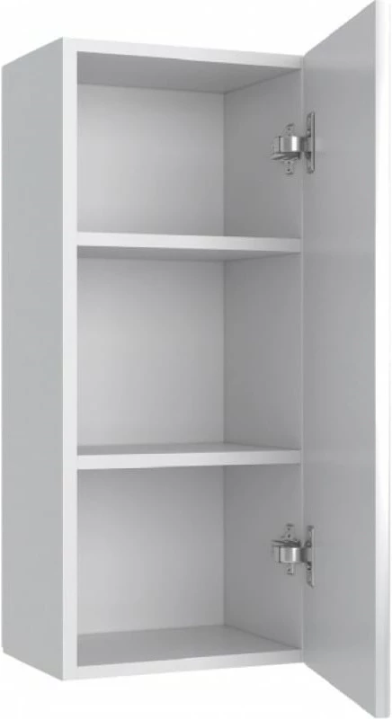 Шкаф одностворчатый 40x70 см белый L/R Runo Кредо 00-00001176