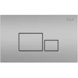 Изображение товара смывная клавиша d&k quadro матовый хром db1519002