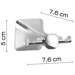 Изображение товара крючок двойной gedy cervino ce26(13)