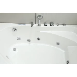 Изображение товара акриловая гидромассажная ванна 160x100 см black & white galaxy 500800r