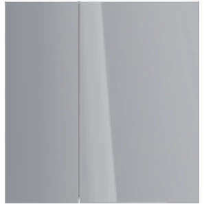 Изображение товара зеркальный шкаф 80x79 см белый глянец lemark universal lm80zs-u