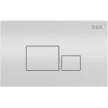 Изображение товара смывная клавиша d&k quadro белый db1519016