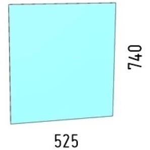 Изображение товара зеркало 52,5x74 см corozo альпина sd-00001189