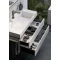 Комплект мебели белый глянец/черный 101,8 см Clarberg Logic LOG0110R + Tol.09.04.D + LOG0206 - 5