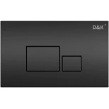 Изображение товара смывная клавиша d&k quadro черный матовый db1519025
