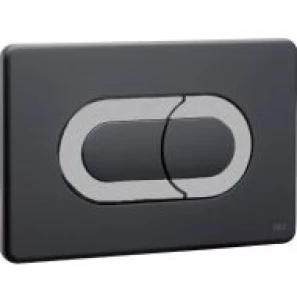Изображение товара смывная клавиша oli salina soft touch черный/матовый хром/черный 640099