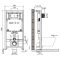 Комплект подвесной унитаз Geberit Renova Compact 500.803.00.1 + система инсталляции Jacob Delafon E29025-NF + E29027-CP - 10