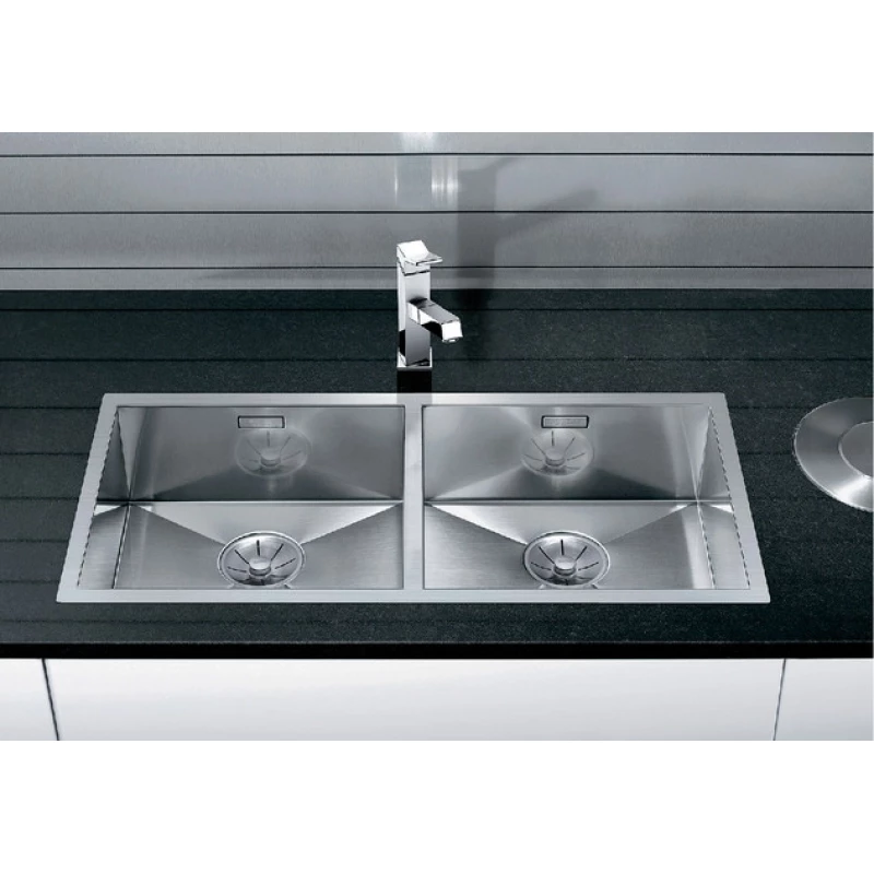 Кухонная мойка Blanco Zerox 400/400-IF InFino зеркальная полированная сталь 521619