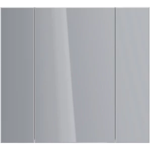 Изображение товара зеркальный шкаф 90x79 см белый глянец lemark universal lm90zs-u
