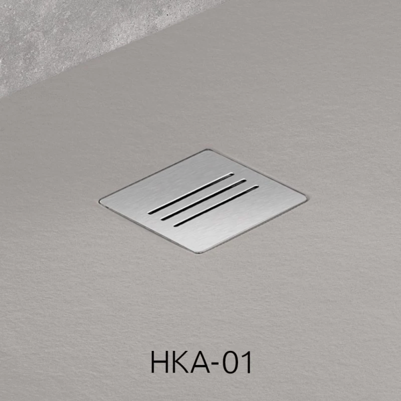 Душевой поддон из литьевого мрамора 180x100 см Radaway Kyntos F Cemento HKF180100-74
