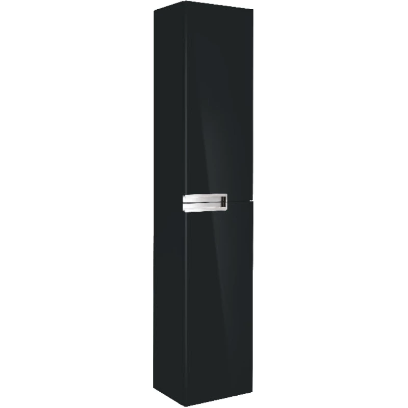 Шкаф-колонна подвесная черный глянец Roca Victoria Nord Black Edition ZRU9000095