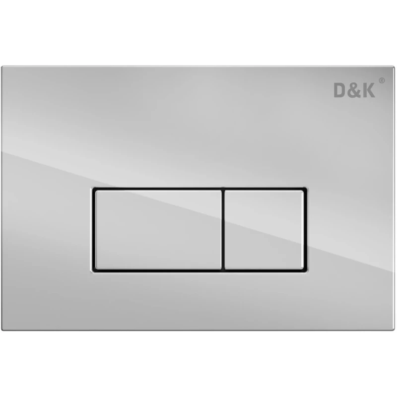 Смывная клавиша D&K Rhein глянцевый хром DB1499001
