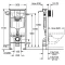 Комплект подвесной унитаз SantiLine SL-5004MB + система инсталляции Grohe 38811kf0 - 7