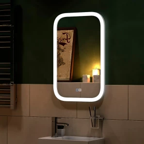Изображение товара зеркало misty мирах мир-02-40/70-14 40x70 см, с led-подсветкой, сенсорным выключателем, диммером, антизапотеванием