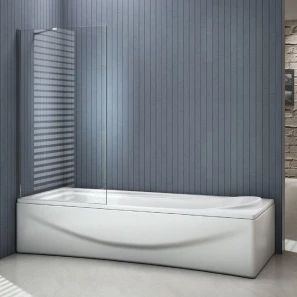 Изображение товара шторка для ванны 80 см good door screen bs-80-c-ch прозрачное