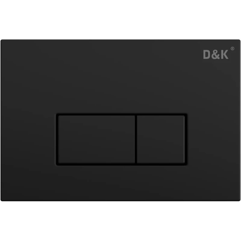 Смывная клавиша D&K Rhein черный матовый DB1499025