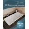 Чугунная ванна 180x80 см Delice Parallel DLR220506R - 4