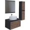 Комплект мебели дуб веллингтон/графит 70 см Grossman Смарт 107009 + GR-3012 + 207005 - 2