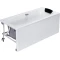 Акриловая ванна 160x70 см с отверстиями для ручек Roca Sureste ZRU9302787 - 5