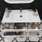 Комплект мебели белый глянец/золото 121 см Opadiris Ибица - 7