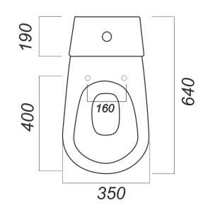 Изображение товара унитаз-компакт косой выпуск с сиденьем термопласт с микролифтом sanita кама комфорт kmasacc01070711