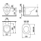 Комплект подвесной унитаз + система инсталляции Roca Mateo Pack 893100010 - 3