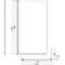 Шторка для ванны 79,5 см Damixa Skyline DX35WBS-D080-140MT прозрачное - 5
