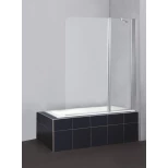 Изображение товара шторка для ванны belbagno sela 120 см прозрачное стекло sela-v-11-120/140-c-cr