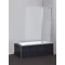 Шторка для ванны BelBagno Sela 120 см прозрачное стекло SELA-V-11-120/140-C-Cr - 1