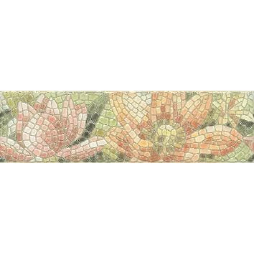 Бордюр Kerama Marazzi Летний сад Лилии лаппатированный 30x5,7x6,9 HGD\A147\880L